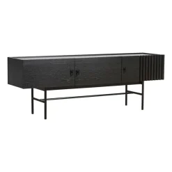 Woud T.V & Media Units|Dressers & Sideboards*Array side table, low, 150 cm, oak Black