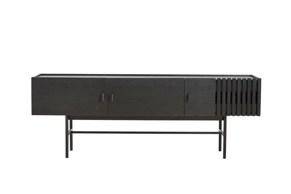 Woud T.V & Media Units|Dressers & Sideboards*Array side table, low, 150 cm, oak Black