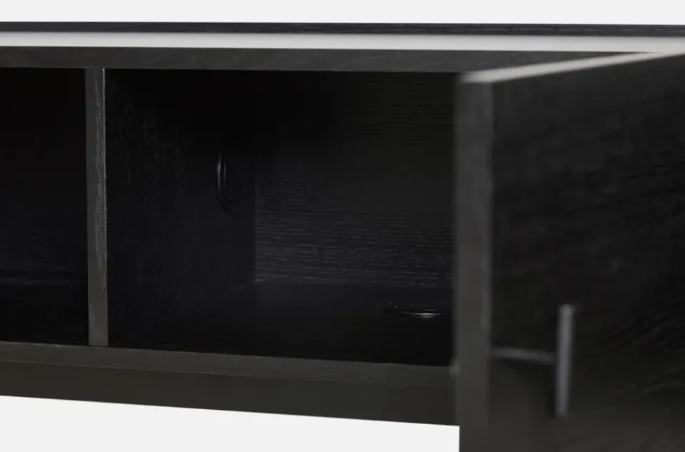 Woud T.V & Media Units|Dressers & Sideboards*Array side table, low, 150 cm, oak Black