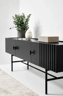 Woud T.V & Media Units|Dressers & Sideboards*Array side table, low, 150 cm, oak Black