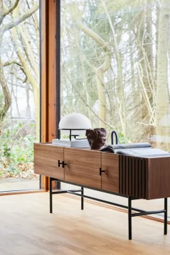 Woud T.V & Media Units|Dressers & Sideboards*Array side table, low, 150 cm, Walnut Brown