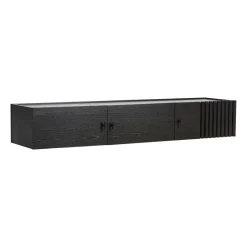 Woud T.V & Media Units|Dressers & Sideboards*Array sideboard wall-mounted, 150 cm, oak Black