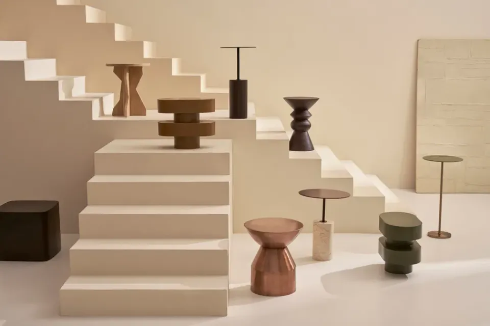 URBAN NATURE CULTURE Side Tables*Arta side table 42 cm, Oak Beige