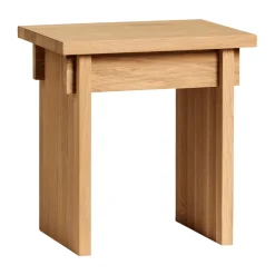 Kristina Dam Studio Stools*Artisan stool 30x40 cm, Warm lacquered oak Beige