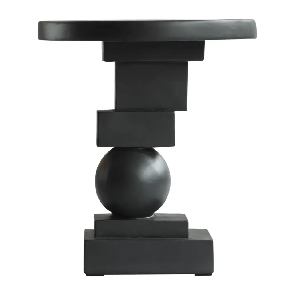 101 Copenhagen Coffee Tables*Artist side table Ø44x50 cm, Coffee Black