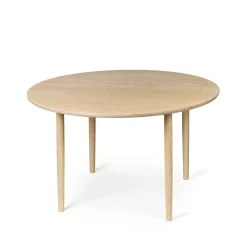 Brdr. Krüger Dining Tables*Arv dining table Ø120 cm, Oak wax oiled Beige