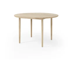 Brdr. Krüger Dining Tables*Arv dining table Ø120 cm, White oiled oak Brown