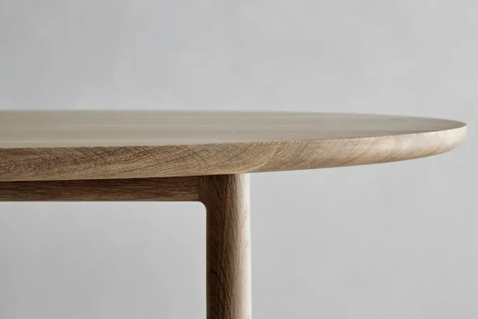 Brdr. Krüger Dining Tables*Arv dining table Ø120 cm, White oiled oak Brown