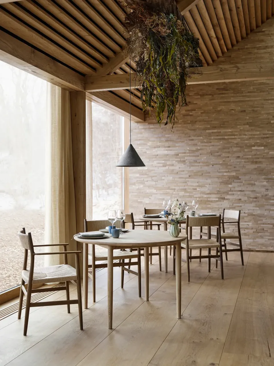 Brdr. Krüger Dining Tables*Arv dining table Ø120 cm, White oiled oak Brown