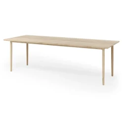 Brdr. Krüger Dining Tables*Arv dining table 90x240 cm, White oiled oak Brown