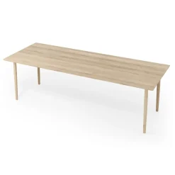 Brdr. Krüger Dining Tables*Arv dining table 90x240 cm, White oiled oak Brown
