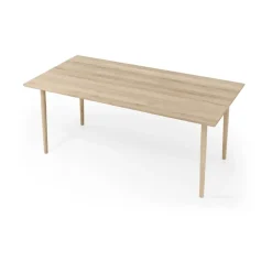 Brdr. Krüger Dining Tables*Arv dining table 90x180 cm, White oiled oak Brown