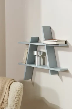 Andersen Furniture Shelves & Shelving Systems*A-Shelf wall shelf Special Edition, Grey L 78x12x67 cm Blue