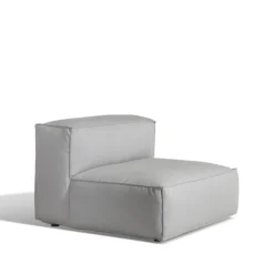 Skargaarden Outdoor Lounge Furniture|Garden Sofas & Garden Benches*Asker modular sofa, Sunbrella Sling light , middle section large Grey