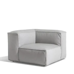 Skargaarden Outdoor Lounge Furniture|Garden Sofas & Garden Benches*Asker modular sofa, Sunbrella Sling light , corner section Grey