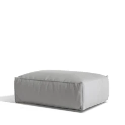 Skargaarden Outdoor Lounge Furniture|Garden Sofas & Garden Benches*Asker modular sofa, Sunbrella Sling light , foot stool Grey
