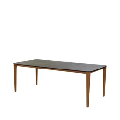 Cane-line Table For Outdoor Use*Aspect dining table, Fossil -teak 210 cm Black