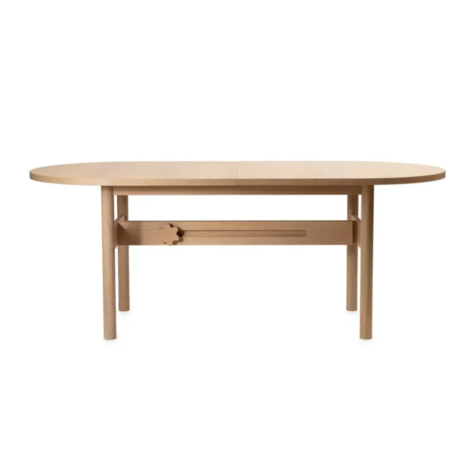 Gärsnäs Dining Tables*Ateljé Table, Oak-natural-knob in oak Beige