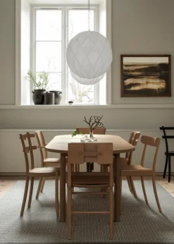 Gärsnäs Dining Tables*Ateljé Table, Oak-natural-knob in oak Beige