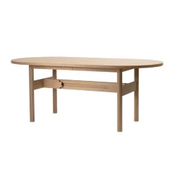 Gärsnäs Dining Tables*Ateljé Table, Oak-natural-knob in oak Beige
