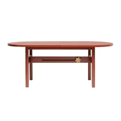Gärsnäs Dining Tables*Ateljé Table, Oak- stained-knob in oak Red