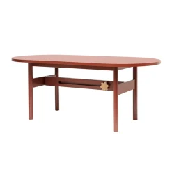 Gärsnäs Dining Tables*Ateljé Table, Oak- stained-knob in oak Red