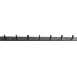MUUBS Clothes Hooks & Hangers*Atlanta hook rail 70 cm, Black