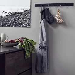 MUUBS Clothes Hooks & Hangers*Atlanta hook rail 70 cm, Black