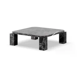 New Works Coffee Tables*Atlas coffee table 82x82 cm, Costa marble Black