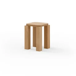 New Works Stools*Atlas stool, Natural Oak Brown