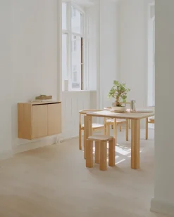New Works Stools*Atlas stool, Natural Oak Brown