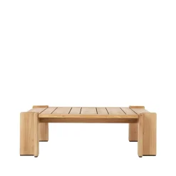 GUBI Table For Outdoor Use|Outdoor Lounge Furniture*Atmosfera coffee table 113x110 cm, Teak Brown