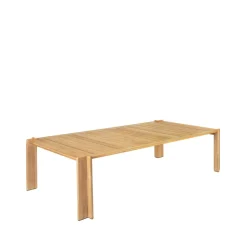 GUBI Table For Outdoor Use*Atmosfera dining table, Teak, 281x105 cm Brown