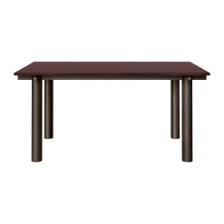 Ferm Living Dining Tables*Atura dining table, Dark chocolate-burgundy, 90x160 cm Brown