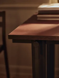 Ferm Living Dining Tables*Atura dining table, Dark chocolate-burgundy, 90x160 cm Brown