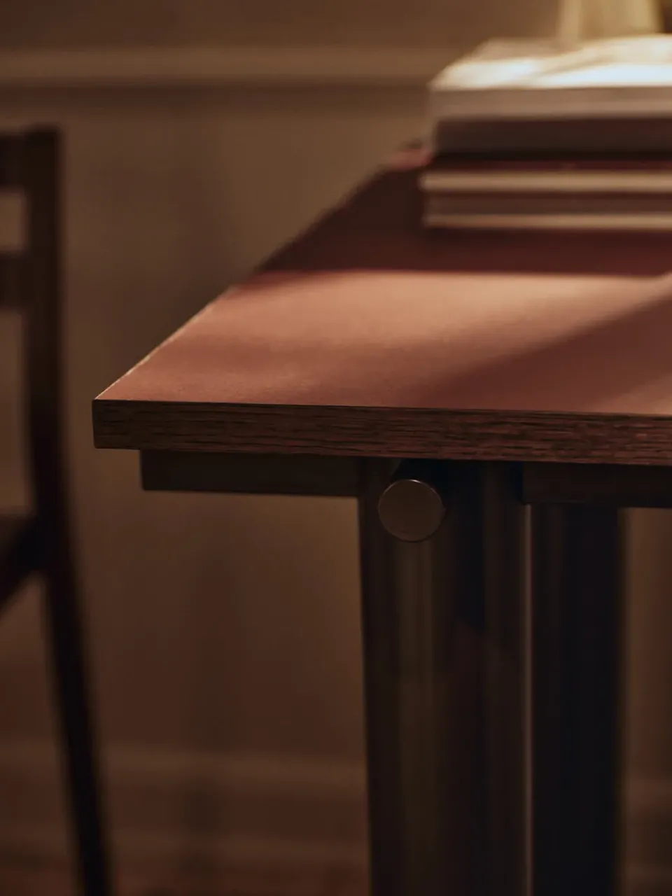 Ferm Living Dining Tables*Atura dining table, Dark chocolate-burgundy, 90x160 cm Brown