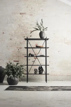 MUUBS Shelves & Shelving Systems*Austin free standing shelf 90x160 cm, Black