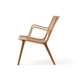 &Tradition Armchairs & Footstools|Chairs*AX HM11 lounge chair with armrests, Walnut-oak Brown