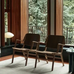 &Tradition Armchairs & Footstools|Chairs*AX HM11 lounge chair with armrests, Walnut-oak Brown