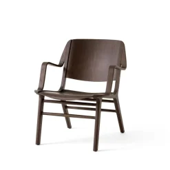 &Tradition Armchairs & Footstools|Chairs*AX HM11 lounge chair with armrests, Dark stained oak Brown