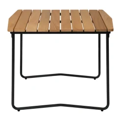 Grythyttan Stålmöbler Table For Outdoor Use*B31 dining table, Oiled oak-black BeigeBlack