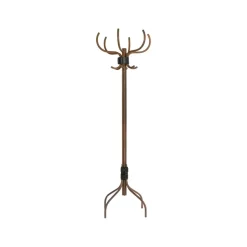 Källemo Clothes Racks, Coat Stands & Hangers*Babe coat rack, Pre-burnished steel-black leather belt Brown