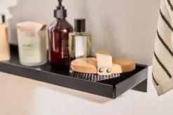 OYOY Shelves & Shelving Systems*Bakku wall shelf large 16x80 cm, Black