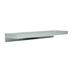 OYOY Shelves & Shelving Systems*Bakku wall shelf small 16x50 cm, Aluminium Silver-coloured