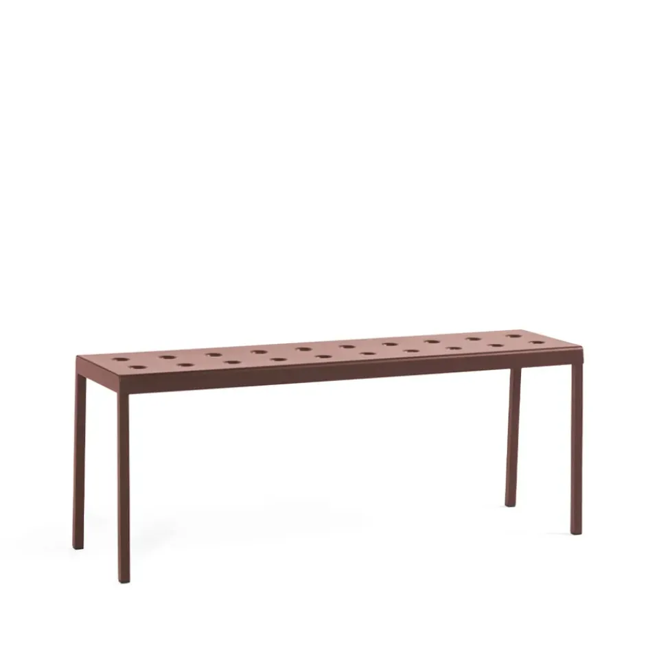 HAY Garden Sofas & Garden Benches*Balcony bench, Iron , 119.5 cm Red
