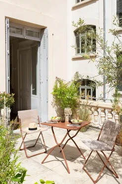 Lafuma Seating|Balcony Furniture*Balcony chair, Canyon/Terracotta Brown