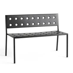 HAY Outdoor Lounge Furniture|Garden Sofas & Garden Benches*Balcony Dining bench 114x52 cm, Anthracite Black