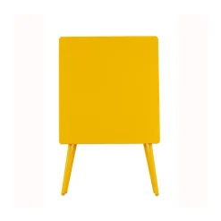 Lafuma Balcony Furniture*Balcony II table, Miel, 70x70 cm Yellow