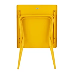 Lafuma Balcony Furniture*Balcony II table, Miel, 70x70 cm Yellow