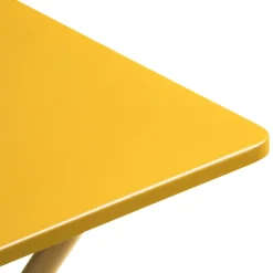 Lafuma Balcony Furniture*Balcony II table, Miel, 70x70 cm Yellow